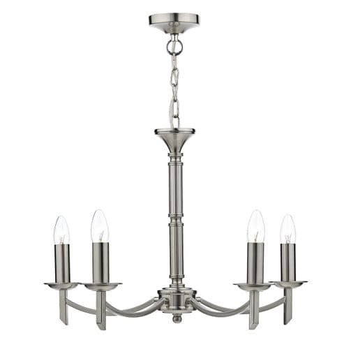 Ambassador 5 Light Dual Mount Pendant Satin Chrome AMB0546