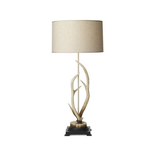 Antler Bleached Table Lamp complete with S051 Shade, ANT4215 (7-10 day Delivery)