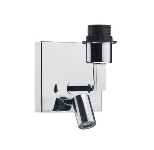 Anvil Wall Light with LED reading light (base only) Chrome ANV0750L (10-14 day Del)