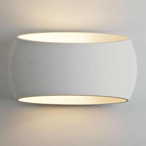 Aria 300 7074 Plaster Wall Light (Double Insulated)