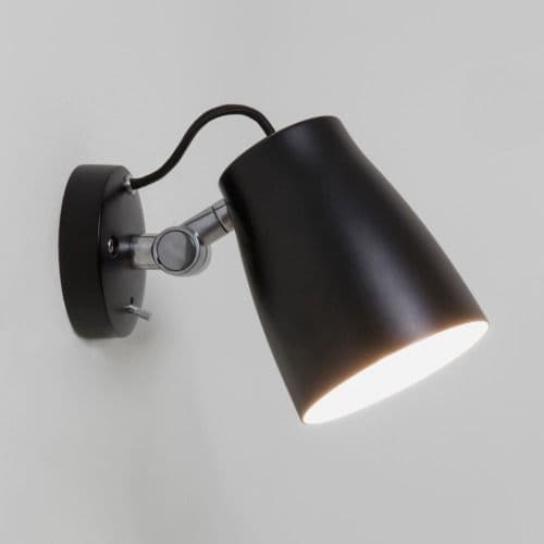 Atelier Wall 7502 Matt Black Wall Light (Double Insulated)