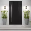 Bakerloo Outdoor Wall Light - Black Metal & Polycarbonate
