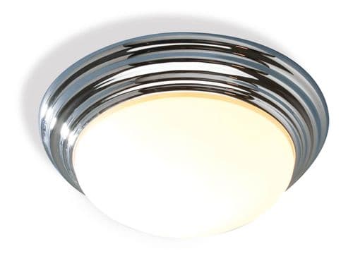 Barclay Chrome IP44 Flush Ceiling Light BAR5050 (052086)