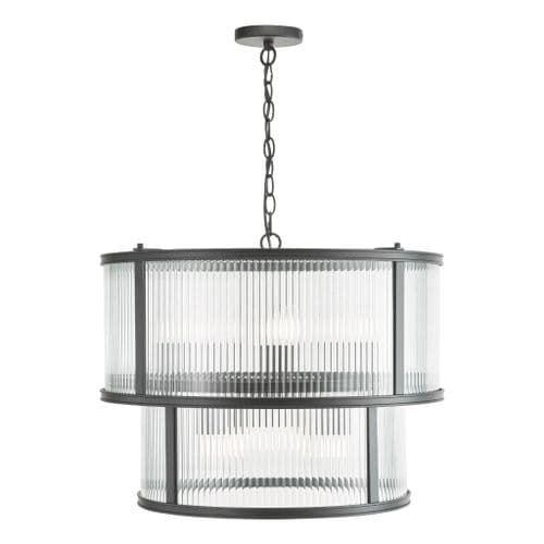BIANKA 6LT PENDANT MATT BLACK