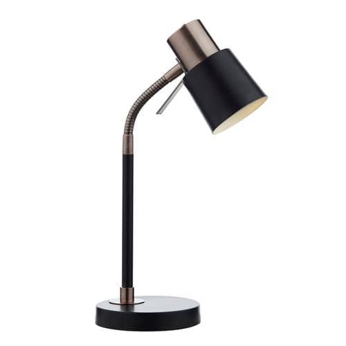 Bond Table Lamp Black/ Copper BON4254 (Class 2 Double Insulated)