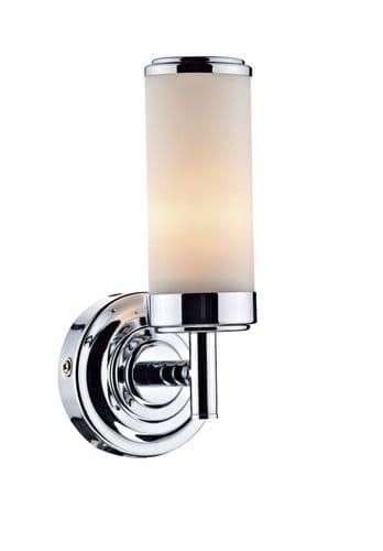 Century 1-light Polished Chrome IP44 Spotlight Wall Fitting (Class 2 Double Insulated) CEN0750