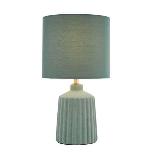 CHLORIS TABLE LAMP GREEN CW SHD SMALL