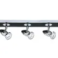 Comet 5Lt Bar Spotlight - Matt Black & Polished Chrome