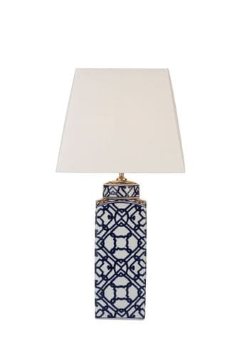Dar Mystic Table Lamp Blue/ White Base Only MYS4223 (Class 2 Double Insulated)