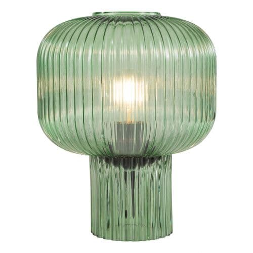 DEMARIUS TABLE LAMP GREEN GLASS