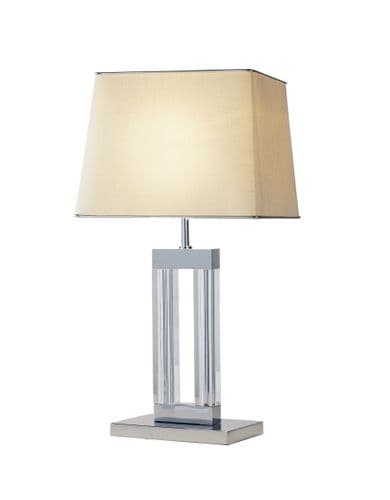 Domain Quartz Glass Table Lamp DOM4050 (787353) (Class 2 Double Insulated)