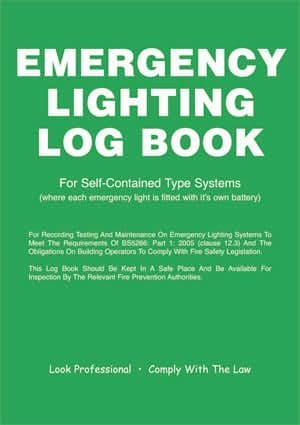 Emergency Lighting Logbook 333778