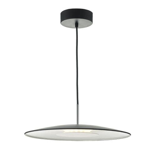 Enoch Pendant Matt Black Led Dim