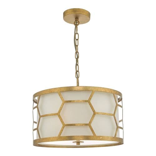 EPSTEIN 3LT PENDANT GOLD IVORY
