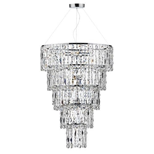 Escala 6 Light Round Crystal Pendant (Class 2 Double Insulated) ESC0650
