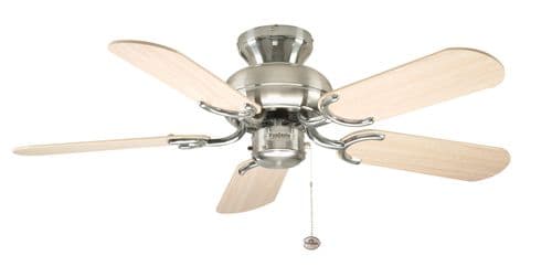 Fantasia Capri 36" Stainless Steel Ceiling Fan 110255