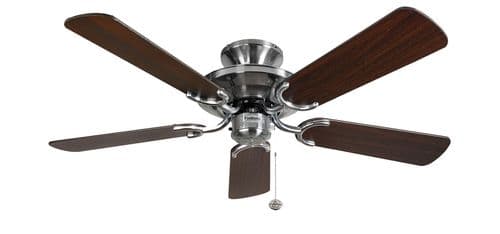 Fantasia Mayfair 42" Stainless Steel with Dark Oak Ceiling Fan 115441
