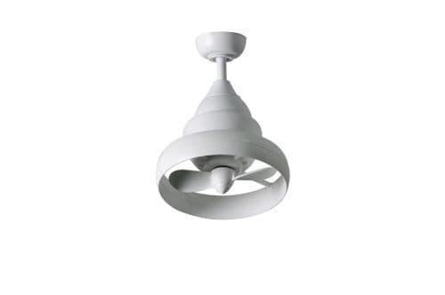Fantasia Revolver Matt White Ceiling Fan with Remote & Timer 117285