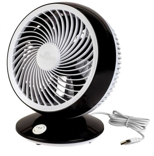 Fantasia USB Desk Fan in Black 119708