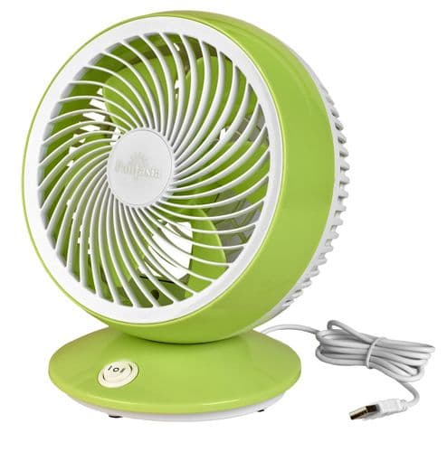 Fantasia USB Desk Fan in Green 119722