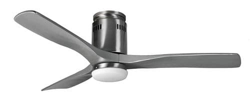 Fantasia Zeta Elite (New LED Version) 52" Brushed Nickel Ceiling Fan + Remote + LED Light 114994