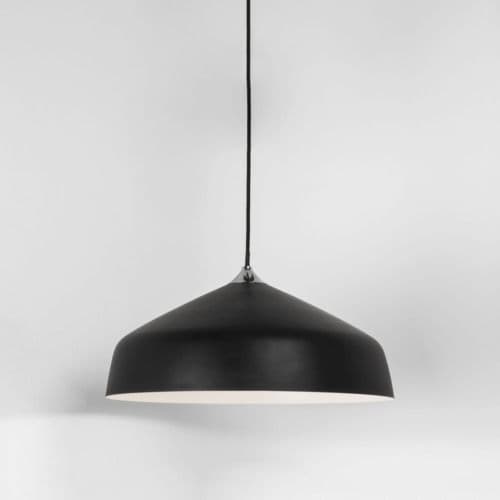 Ginestra 400 7456 Matt Black Pendant (Double Insulated)