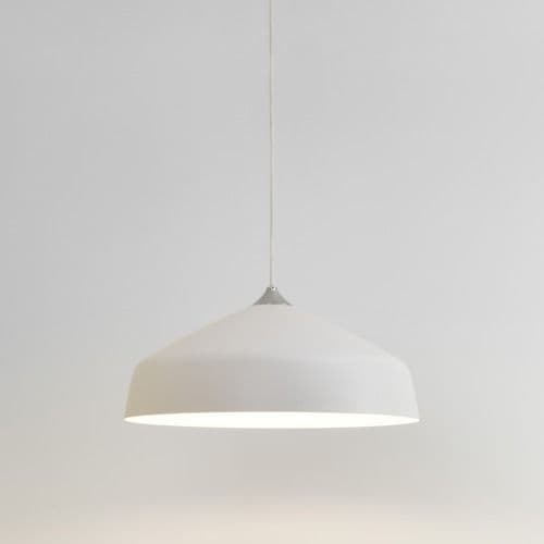 Ginestra 400 7811 Matt White Pendant (Double Insulated)