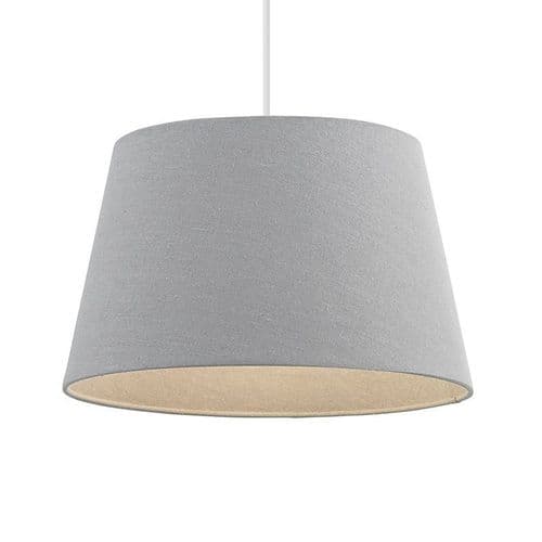 Grey linen effect Lamp Shade 66204 by Endon
