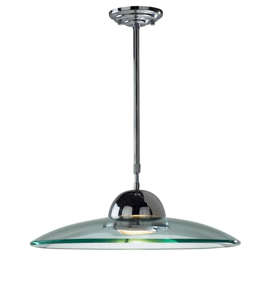 Hemisphere 1-light Polished Chrome Pendant Ceiling Light HEM8650 (820636)