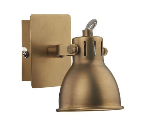 Idaho Single Wall Bracket GU10 Antique Brass (Class 2 Double Insulated) IDA0775