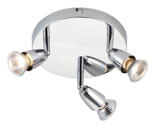 Indoor Round Amalfi triple 50W Chrome 43279