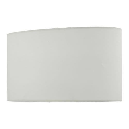 Ivory Faux Silk Oval Shade For UTA4250, UTA1315