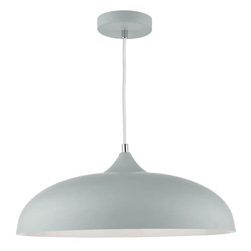 Kaelan 1 Light Pendant Light Grey (Class 2 Double Insulated) KAE0139