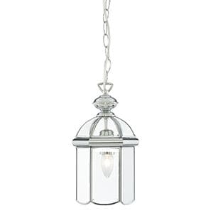 Lantern - Bevelled Domed Chrome 1 Light 5131Cc