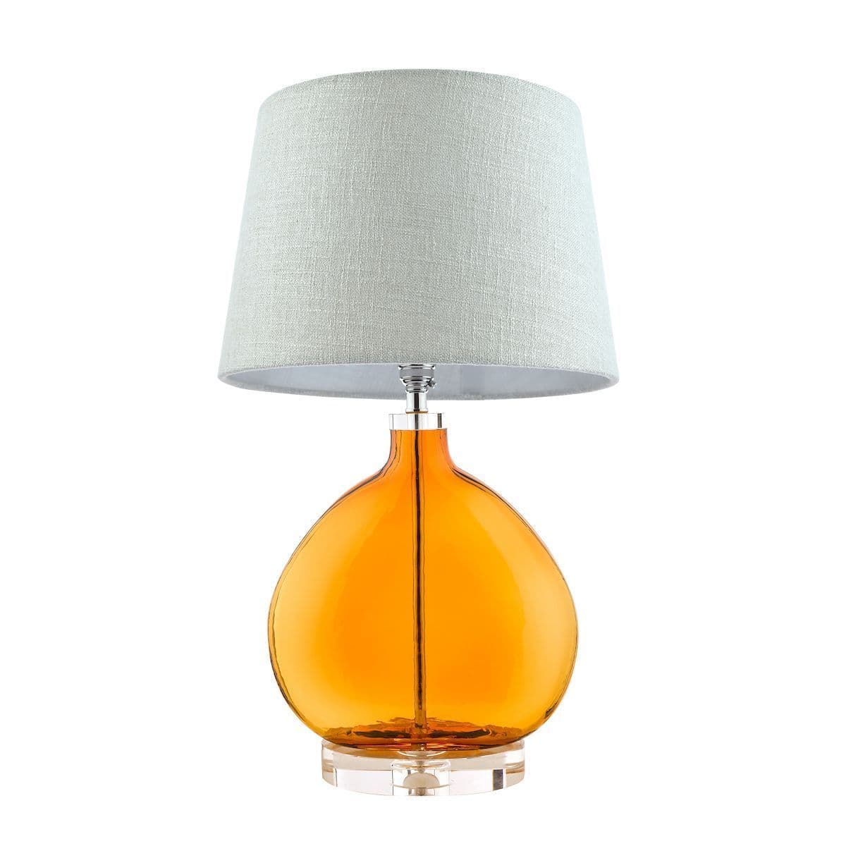 【美品】ASHEL Lumina Laura Ashley Amber Glass Table Lamp BaseLA3734693-Q