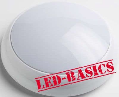 LED-Basics, Ceiling Light, Lunar 14W 2D LED Flush Light
