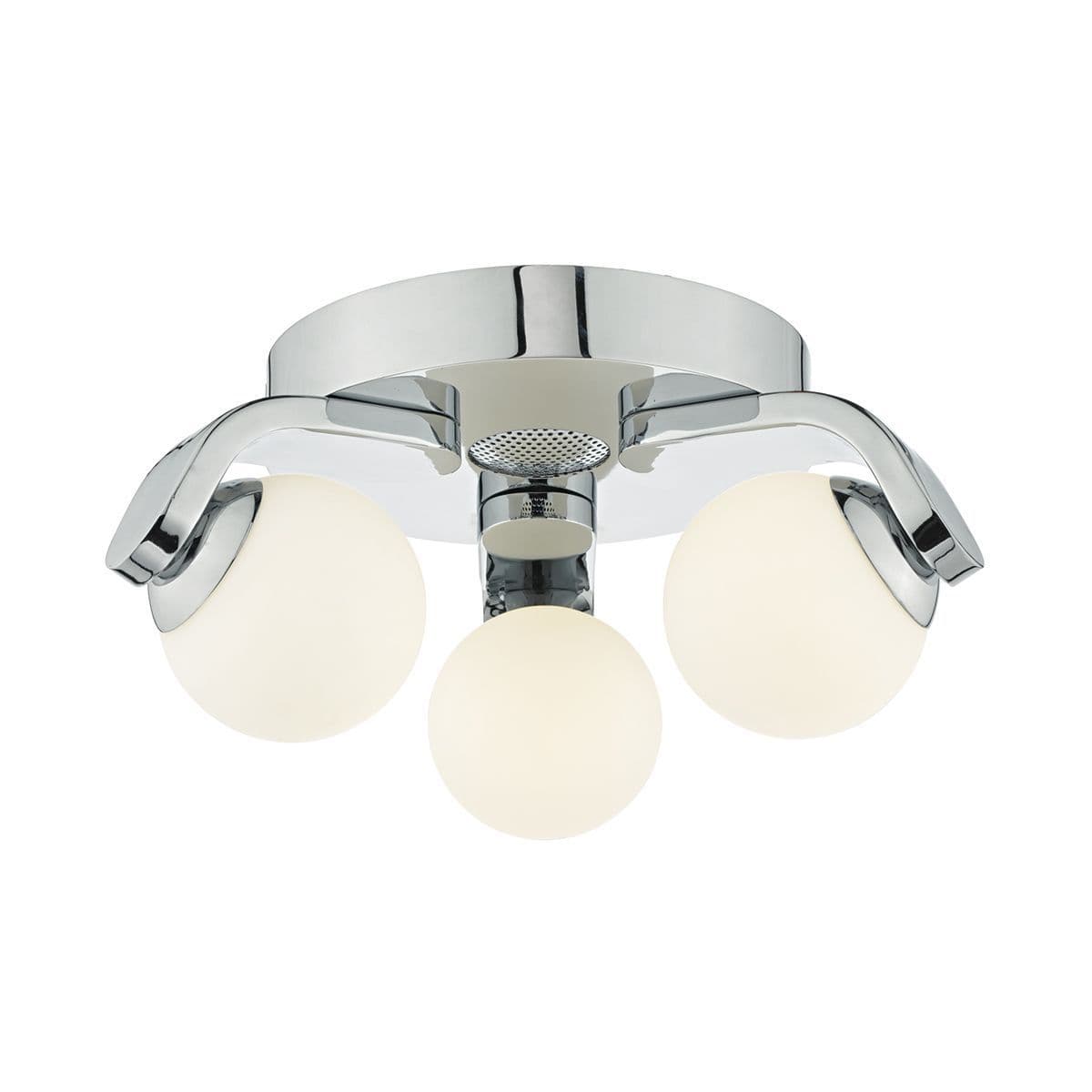 LED Chrome ceiling flush light with Bluetooth speaker BXIKE5350-17