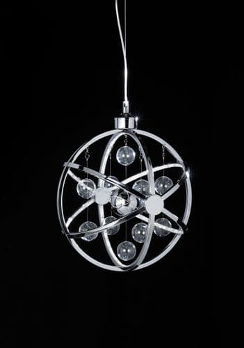Led Chrome Pendant- Small (Double Insulated) BXMUNI-CH-S-17 (Class 2 Double Insulated)