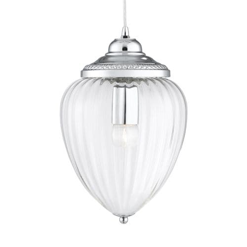 Linen 9 Light Multi Drop Pendant, Chrome 1939-9Cc