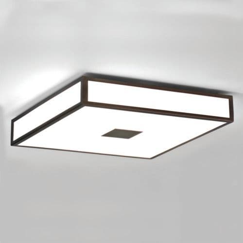 Mashiko 400 Square 0969 Bronze Ceiling Light (Double Insulated)