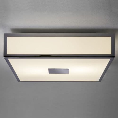 Mashiko Classic 300 Square 0681 Polished Chrome Ceiling Light (Double Insulated)