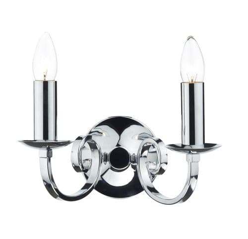 Murray Double Wall Bracket Polished Chrome (Class 2 Double Insulated) MUR0950
