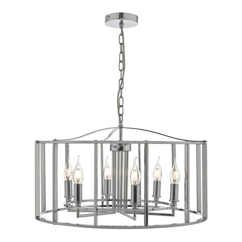 Myka 6 Light Pendant chrome, MYK0650