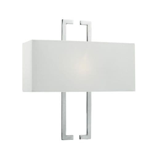 Nile Wall Bracket Polished Chrome complete with Shade (Class 2 Double Insulated) NIL0750