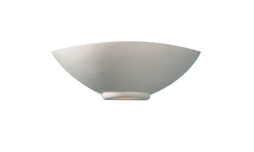 Otis 1-light Unglazed Ceramic Double Insulated Wall Light (Class 2 Double Insulated) OTI0748