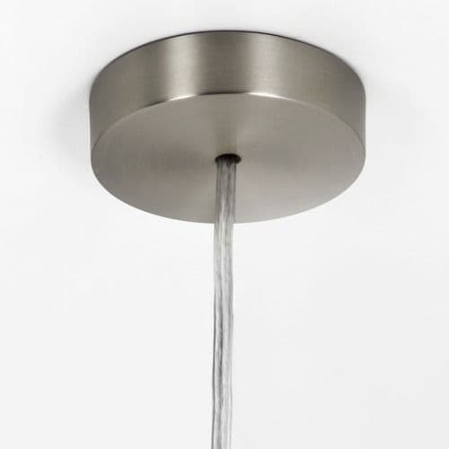 Pendant Suspension Kit 2 7196 Matt Nickel Pendant (shade sold separately)