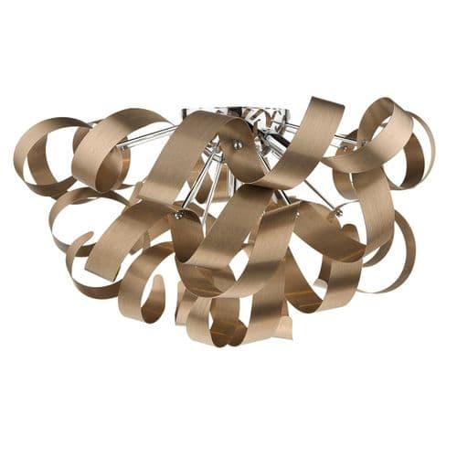 Rawley 5 Light Flush 60CM Brushed Copper RAW0564