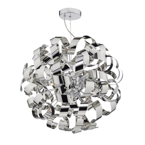 Rawley 9 Light Pendant Polished Chrome RAW1355