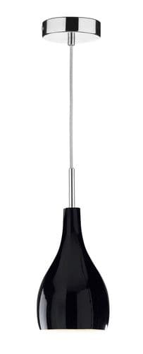 Soho 1 Light Pendant Black SOH0122