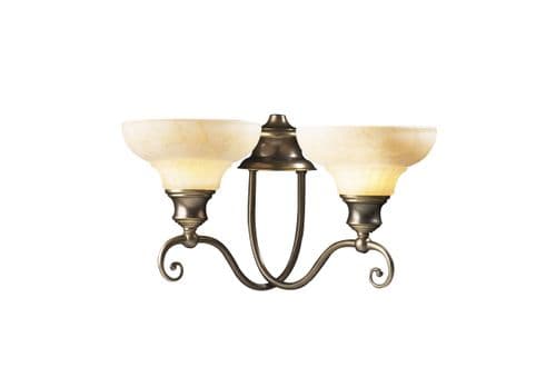 Stratford 2-light Made in the Cotswolds Wall Light Aged Brass SFD0958